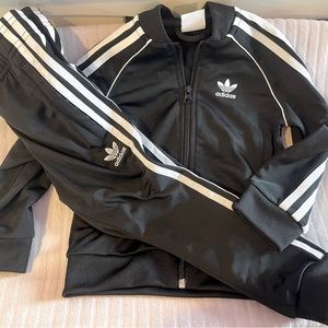 Black Toddler Adidas Jogging Suit